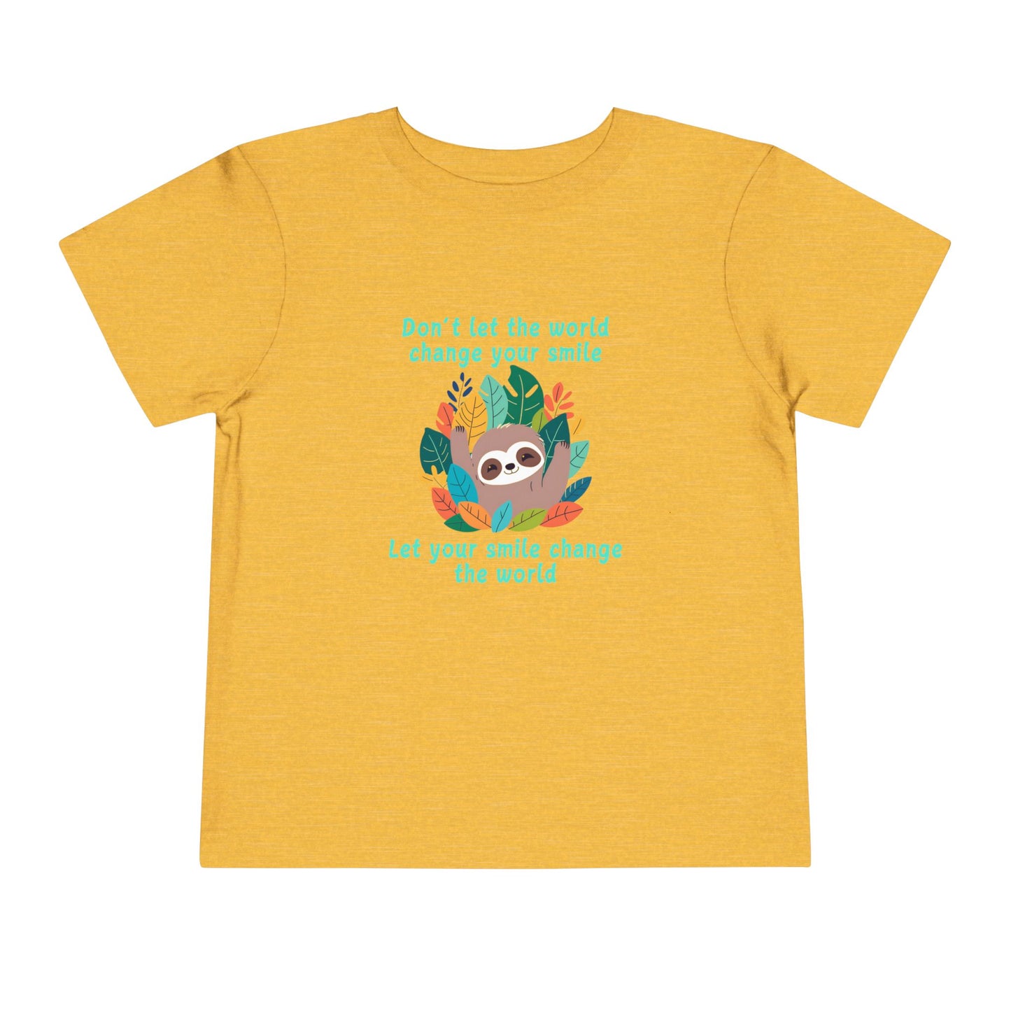 Sloth Smile - Toddler Short Sleeve Tee