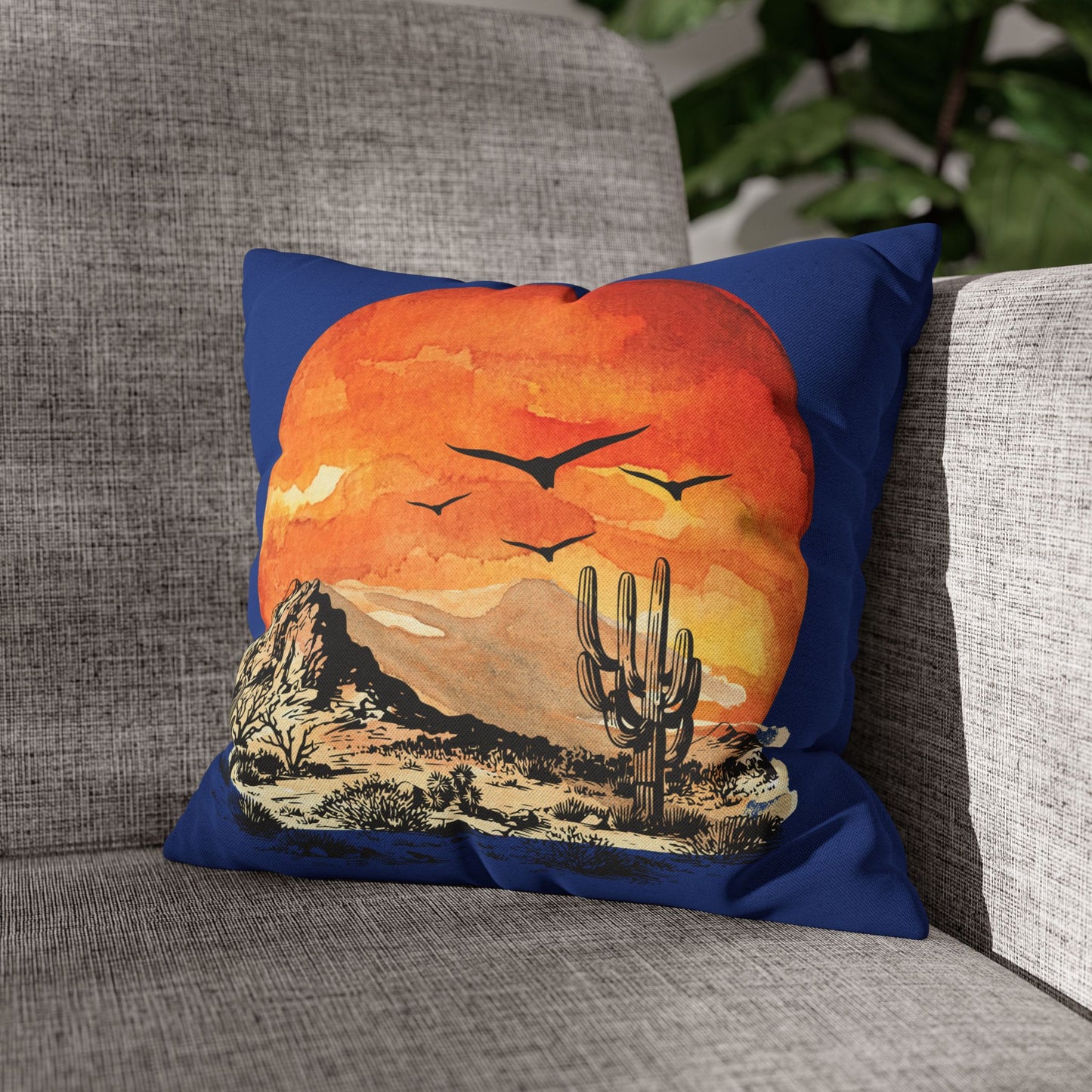 Desert Sun - Square Pillowcase - Various Sizes