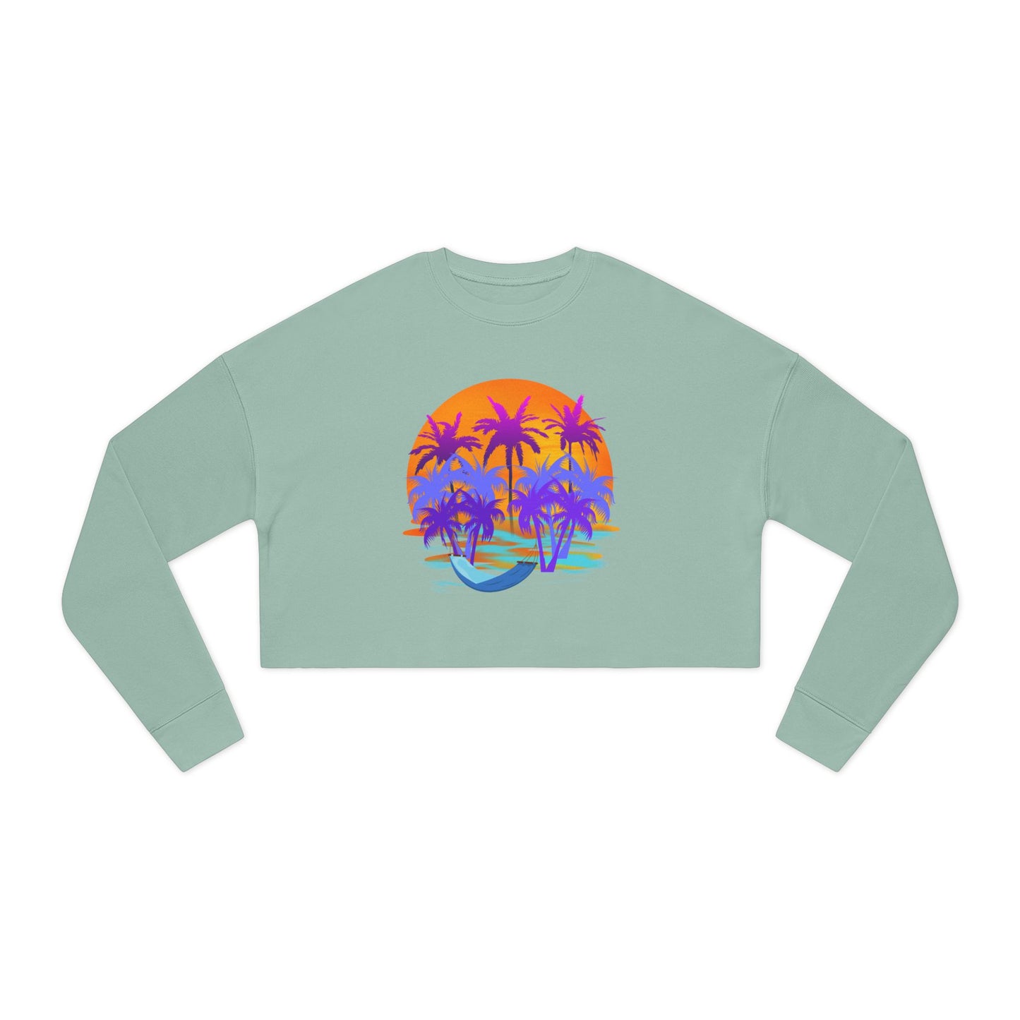 Tropical Paradise - Women's Cropped Sweatshirt