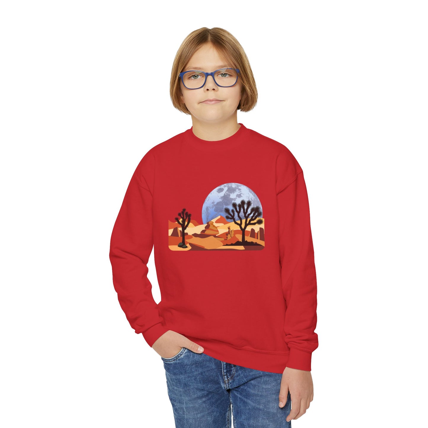 Desert Vibes - Youth Crewneck Sweatshirt