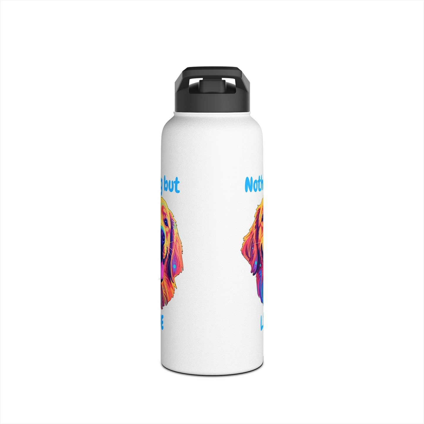 Nothing But Love - Stainless Steel Water Bottle, Standard Lid