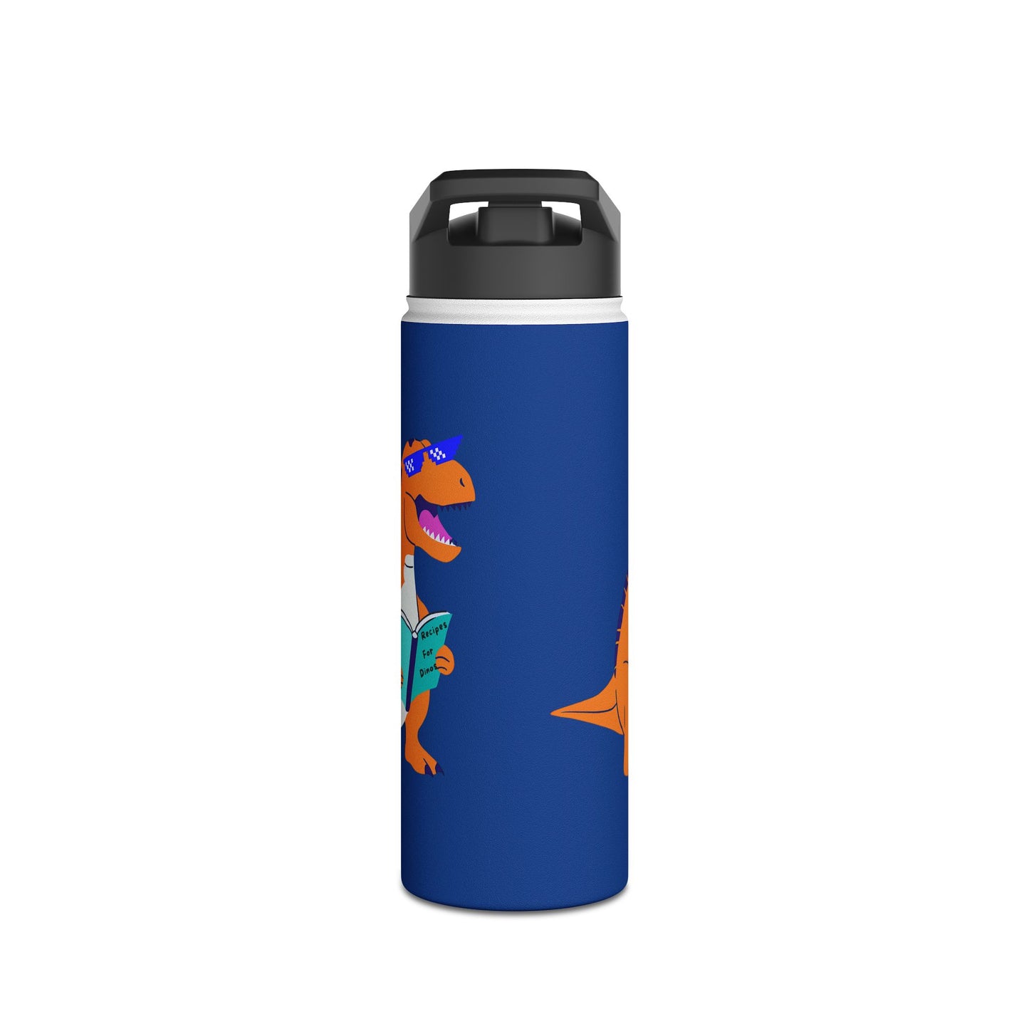 Retro T-Rex - Kids Stainless Steel Water Bottle