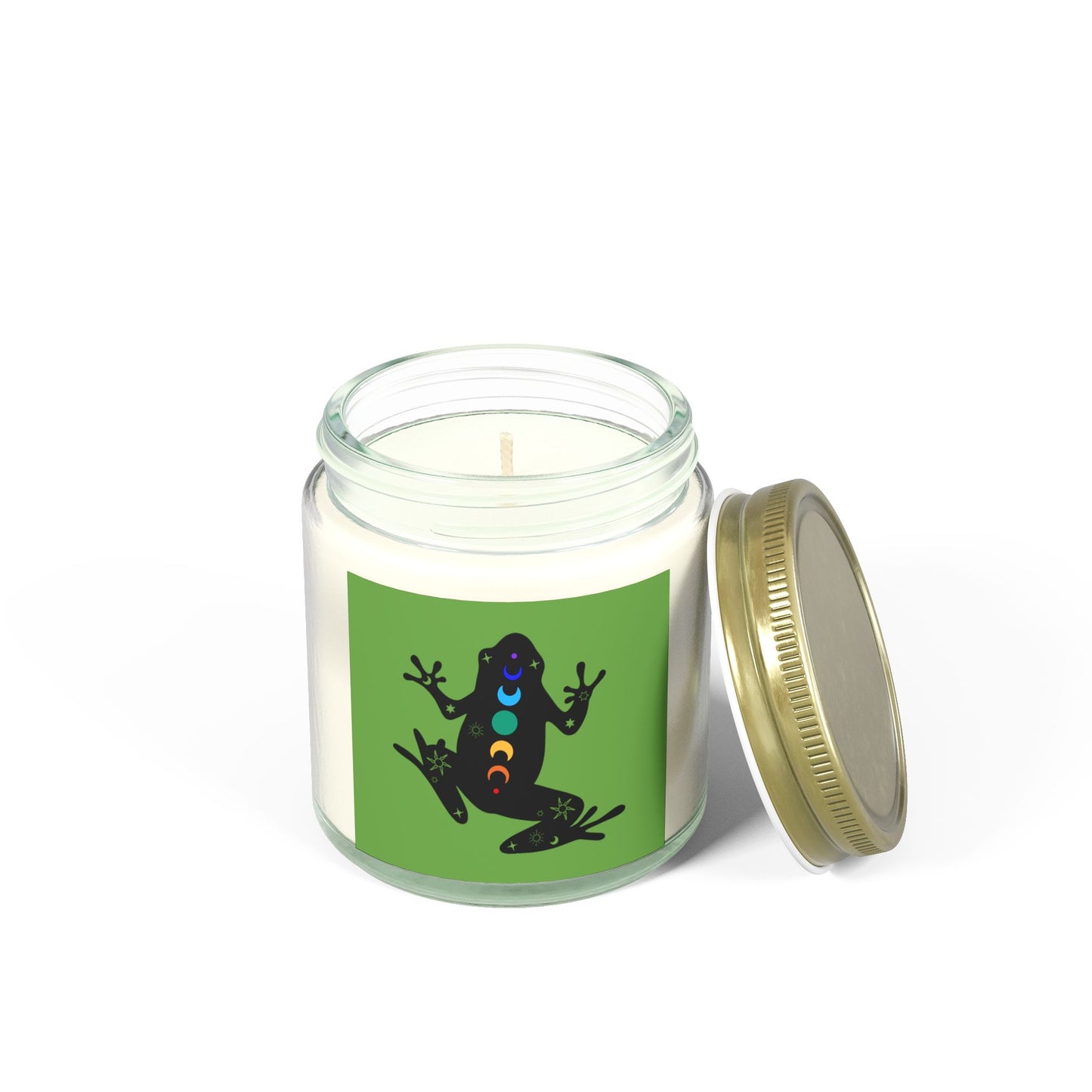 Healing Frog - Scented Coconut Apricot Candles (4oz, 9oz)