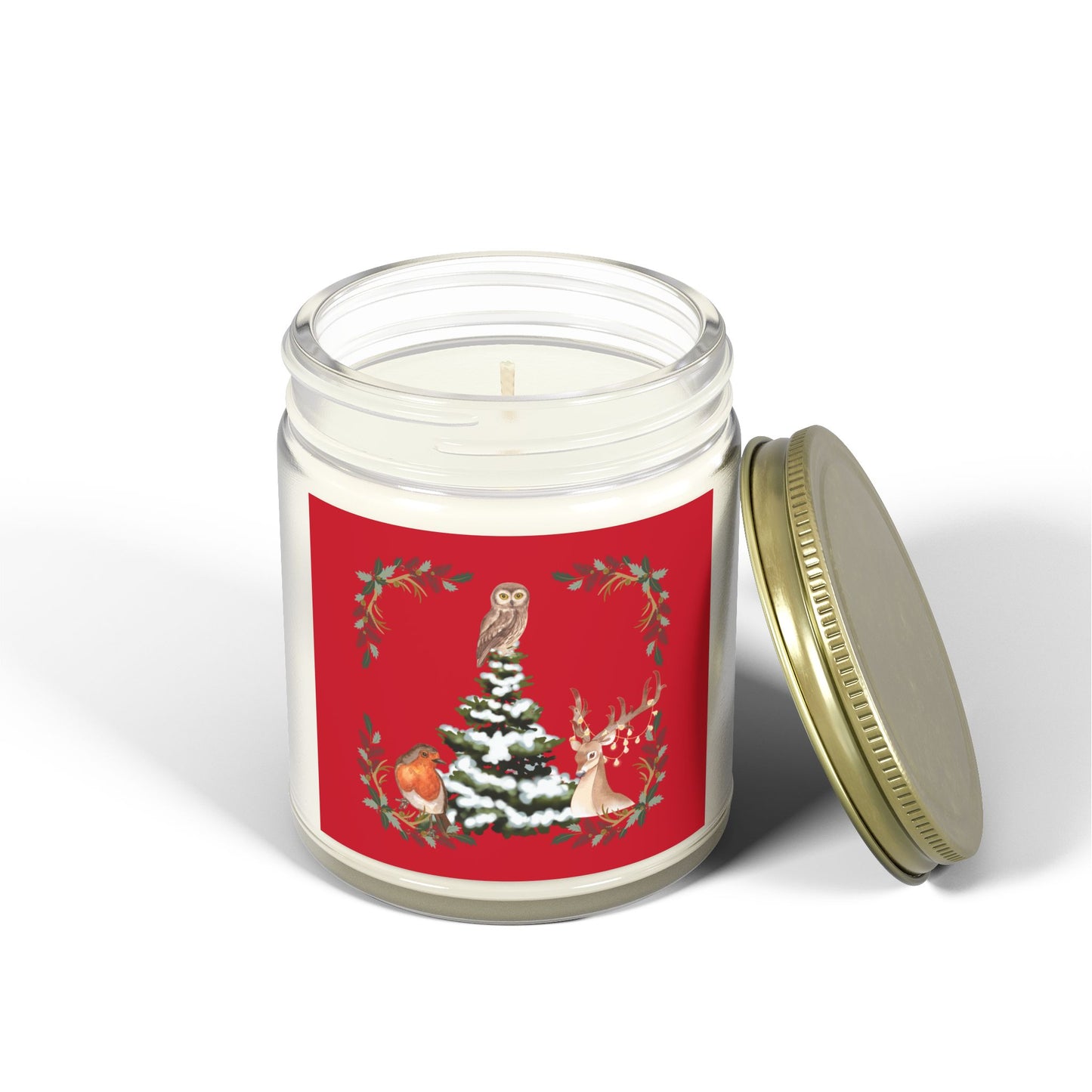 Winter Tree - Scented Candles, Coconut Apricot Wax (4oz, 9oz)