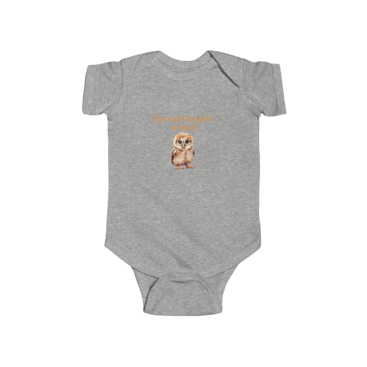 Too Cute to Give a Hoot - Infant Bodysuit - Adorable Owl