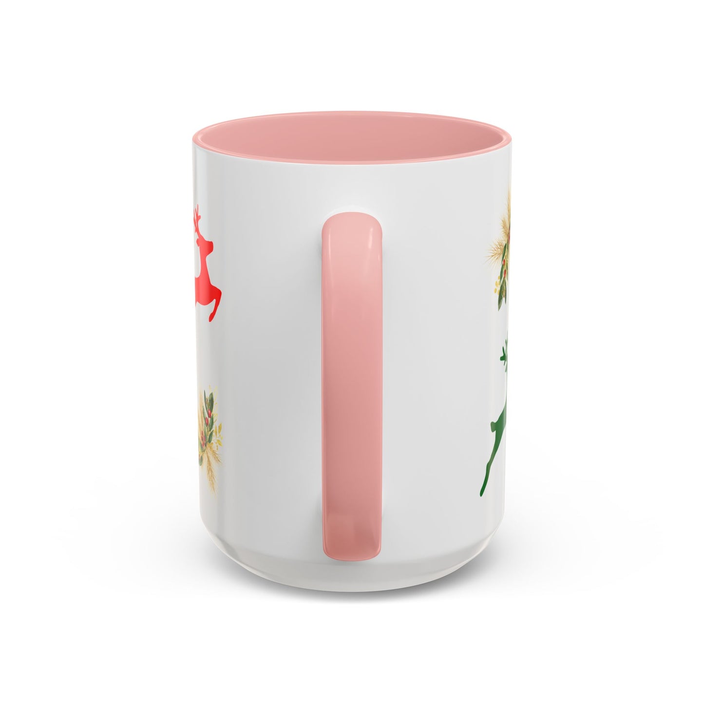 Reindeer Fun - Accent Coffee Mug (11, 15oz)