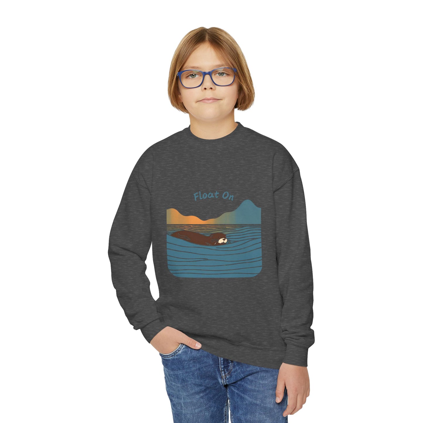 Float On - Youth Crewneck Sweatshirt