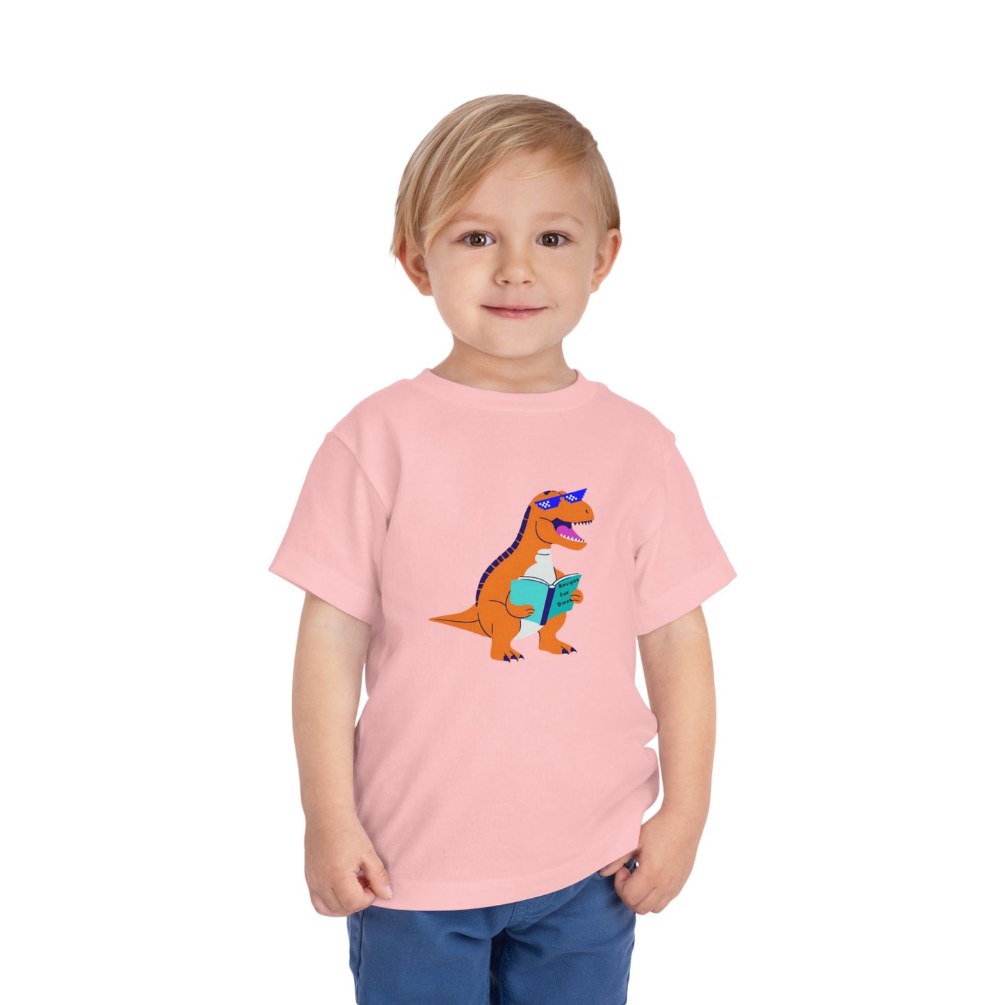 Retro T-Rex - Toddler Short Sleeve Tee