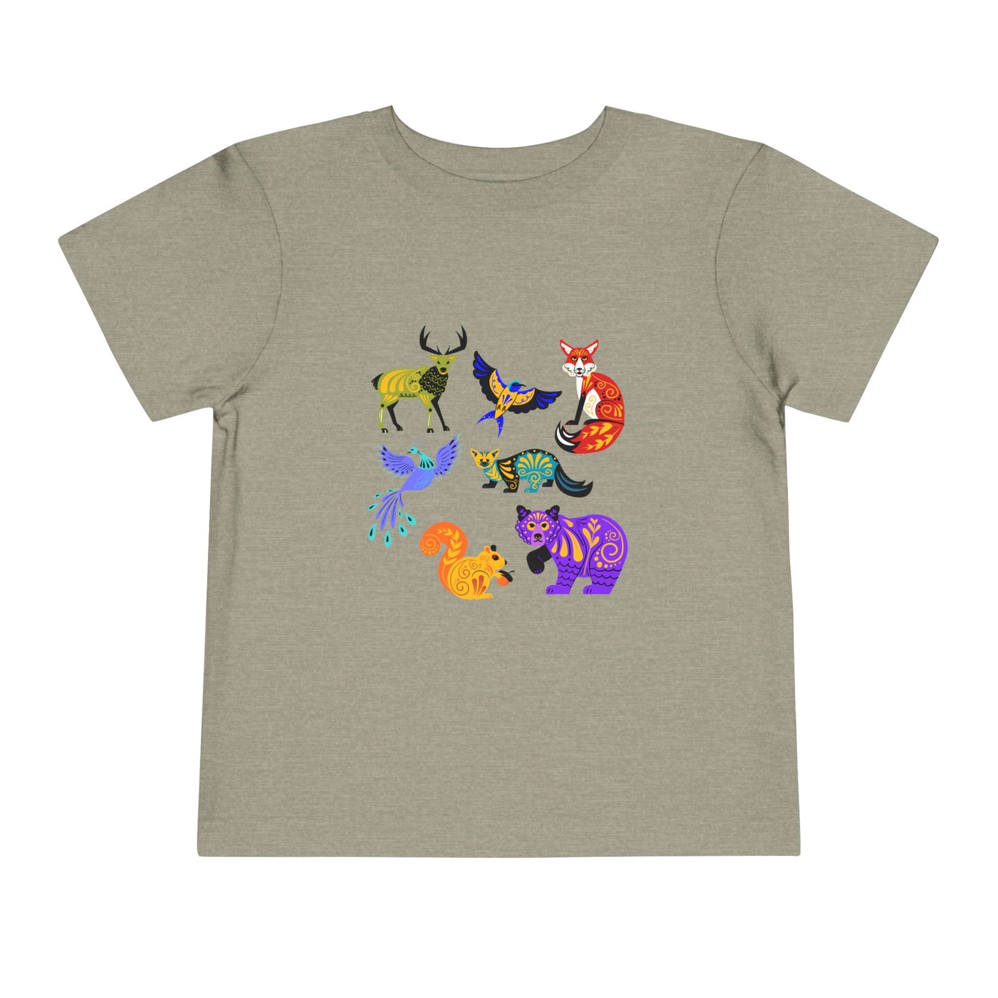 Artsy Animals - Toddler Short Sleeve Tee