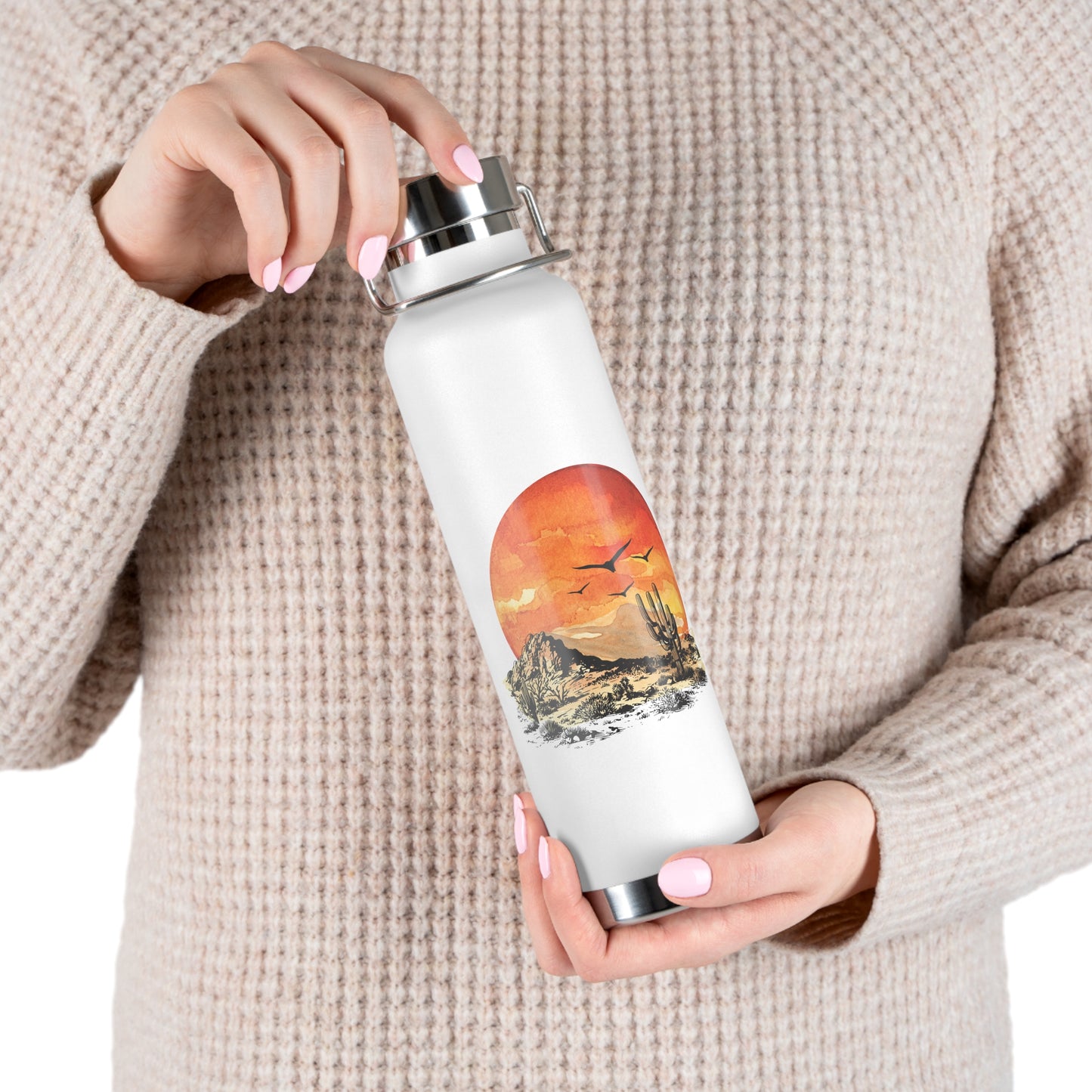 Desert Sun - Copper Vacuum Insulated Bottle, 22oz