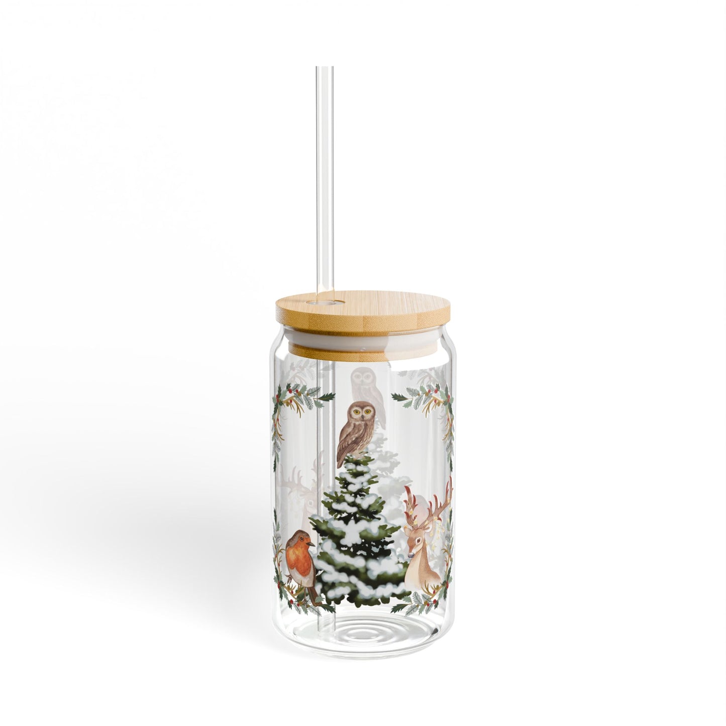 Winter Tree - Sipper Glass, 16oz