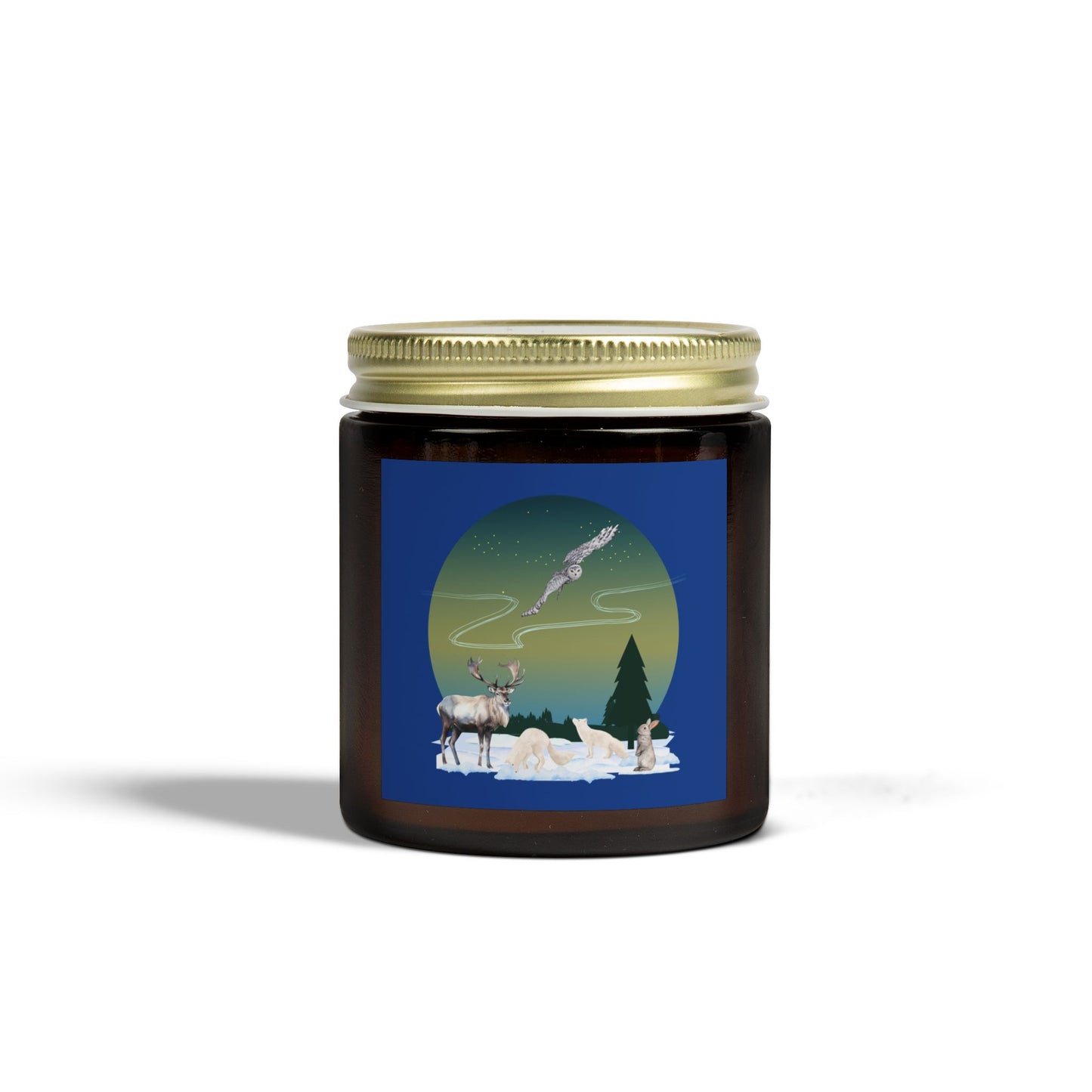 Winter Wonderland - Scented Candles, Coconut Apricot Wax (4oz, 9oz)