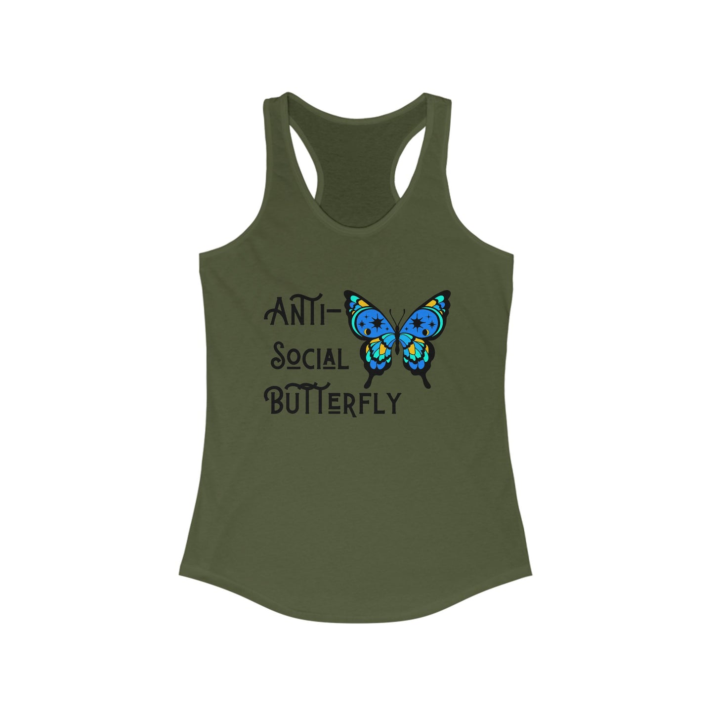 Anti-social - Racerback Tank