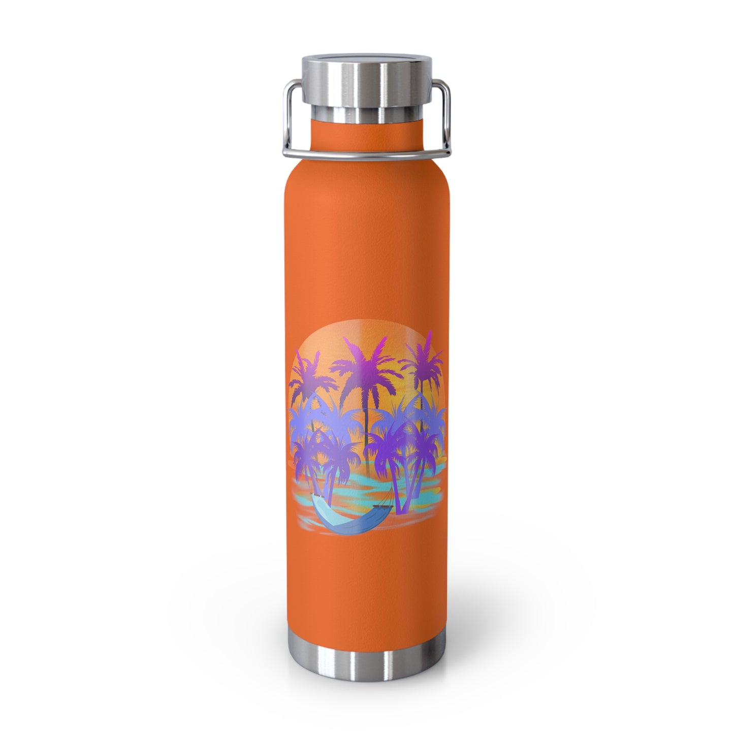 Tropical Paradise - Copper Vacuum Insulated Bottle, 22oz