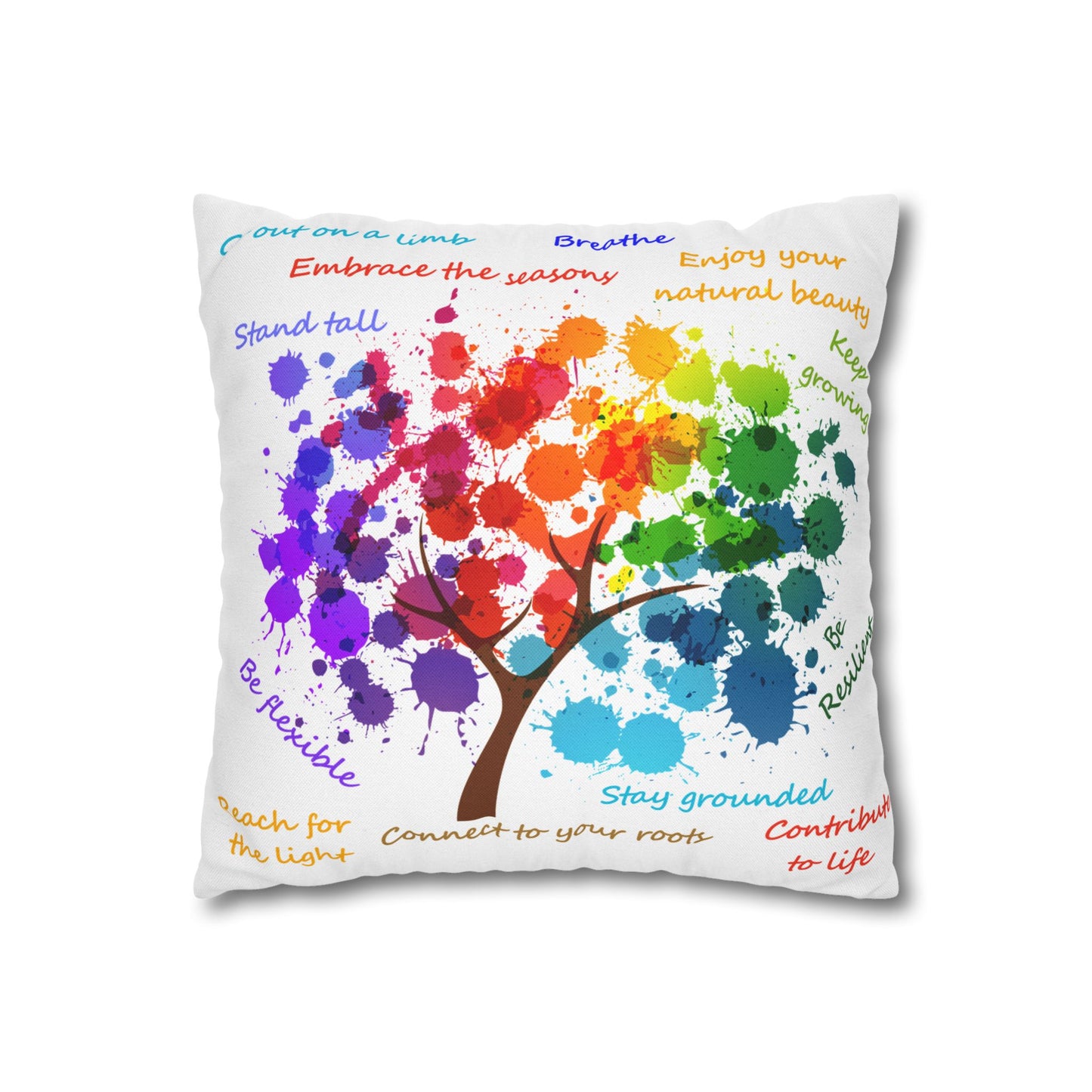 Tree Of Life - Accent Square Pillowcase - Various Sizes