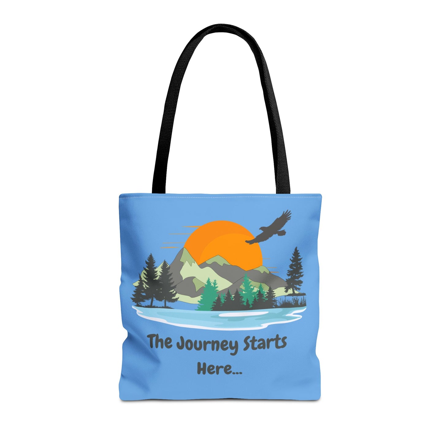 Journey Starts Here - Tote Bag (AOP)