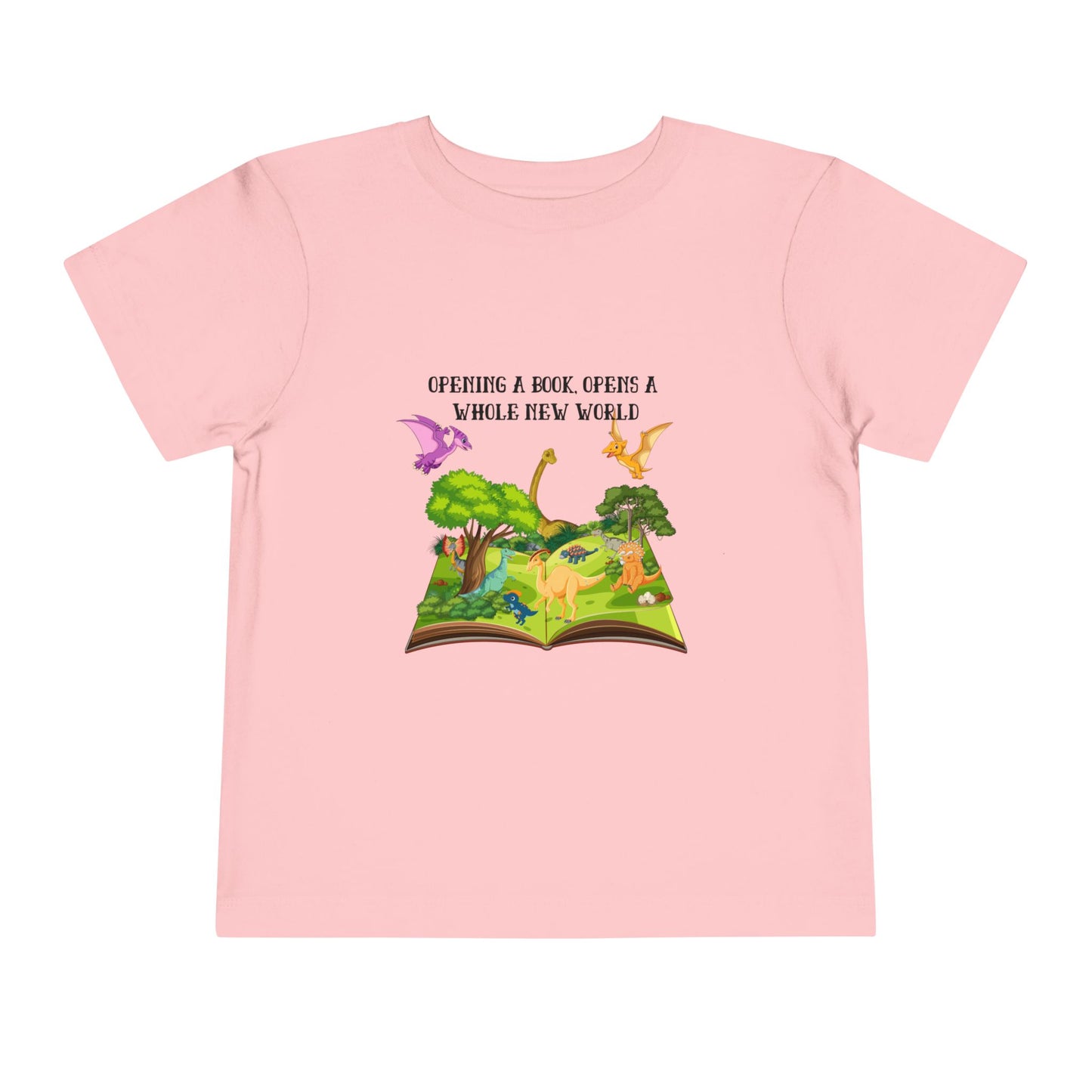 Dinosaur Book Adventure - Toddler Short Sleeve Tee - Discovery Awaits