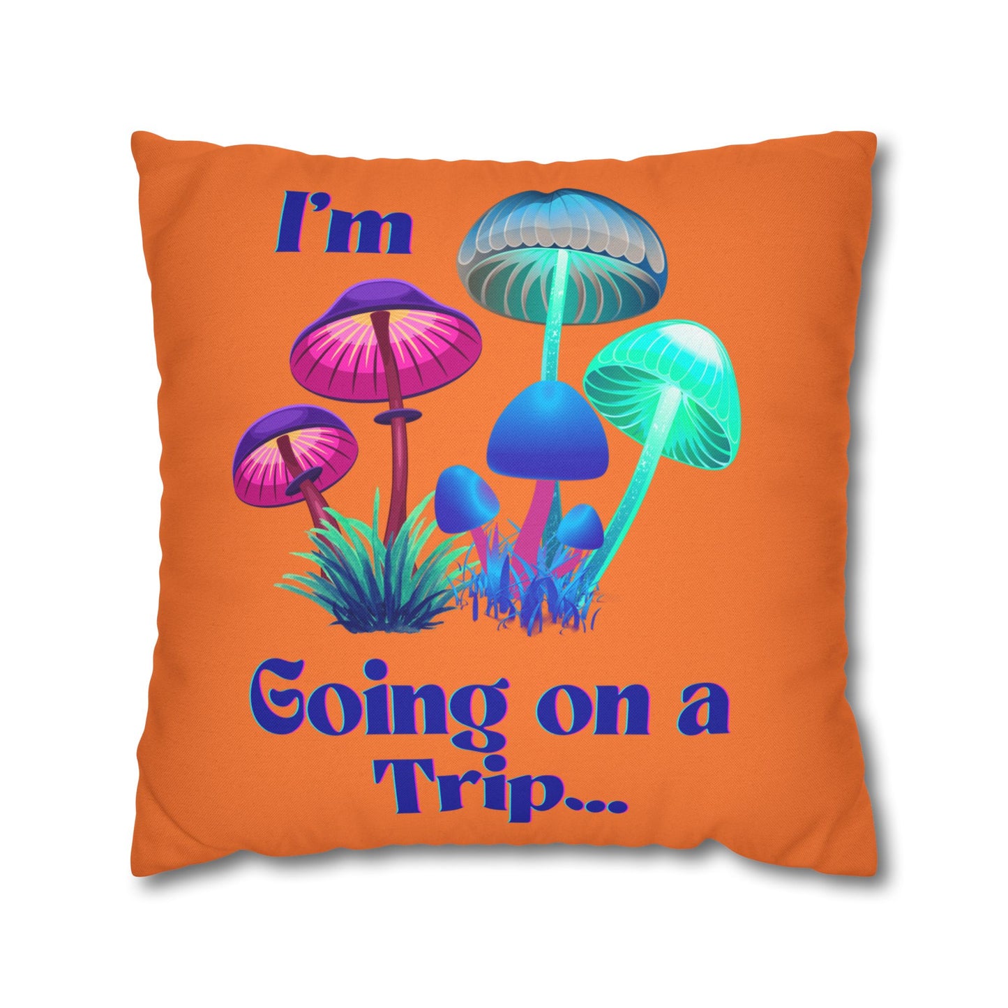 Going on a Trip - Accent Square Pillowcase - Various Sizes