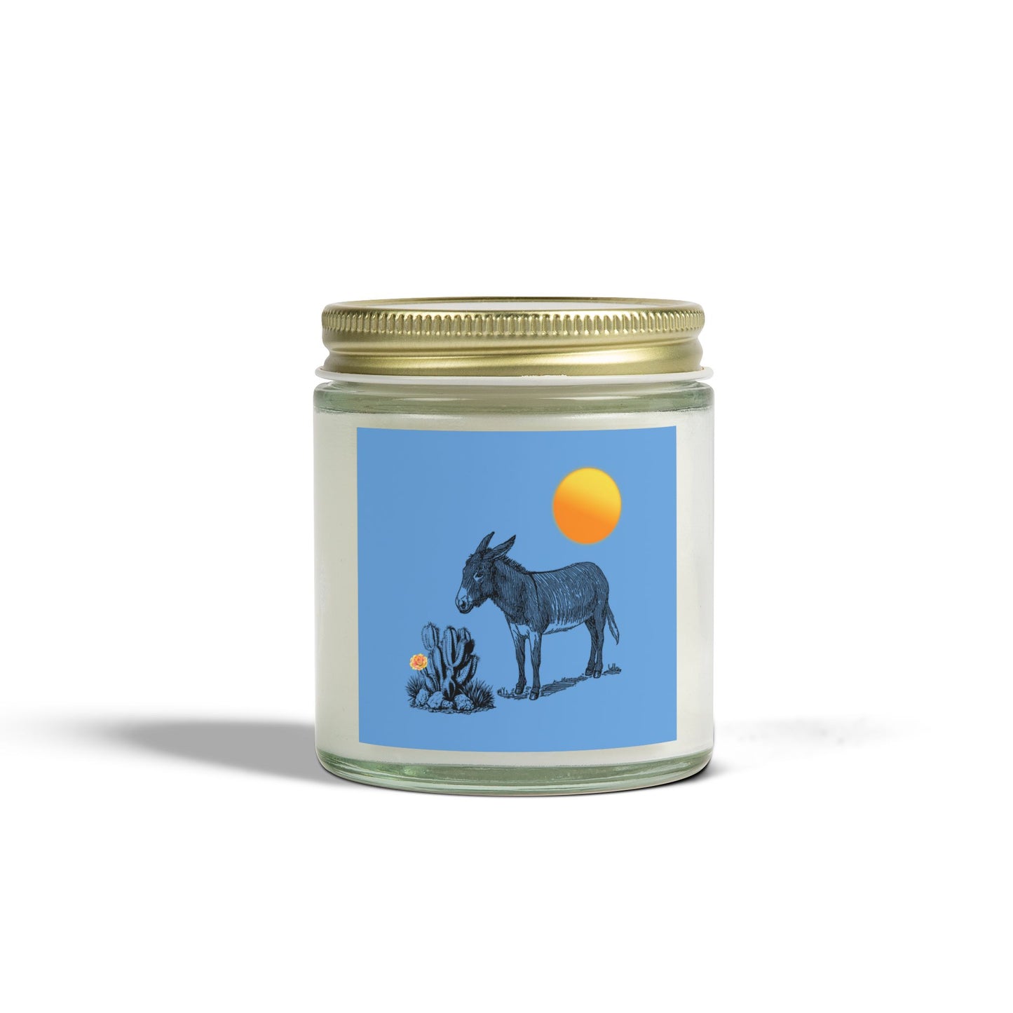 Desert Donkey - Scented Coconut Apricot Candles (4oz, 9oz)