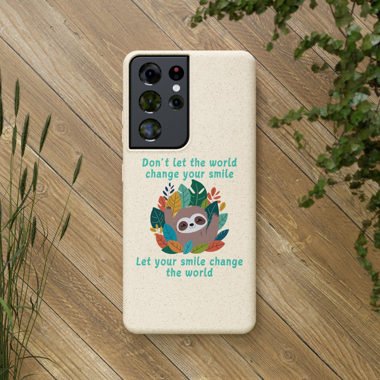 Sloth Smile - Biodegradable Phone Cases