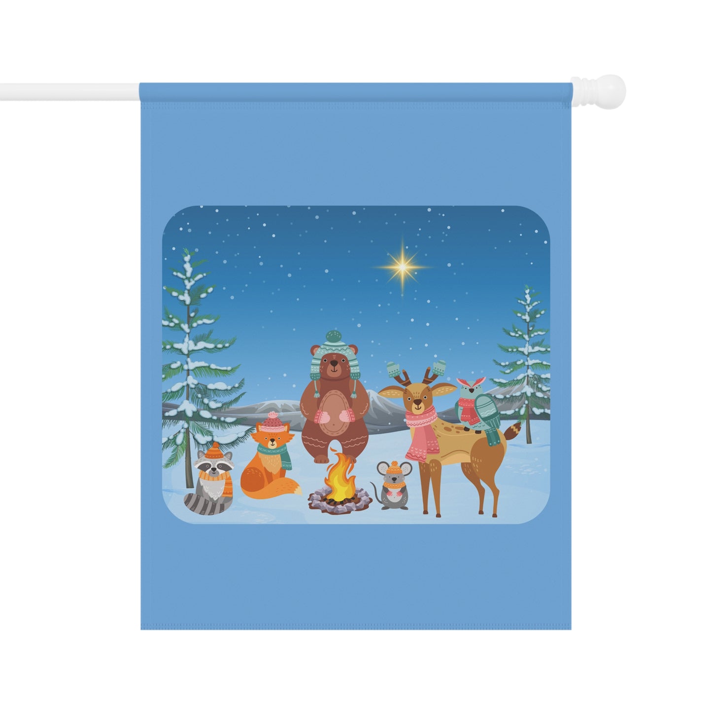 Winter Animal Party - Garden & House Banner