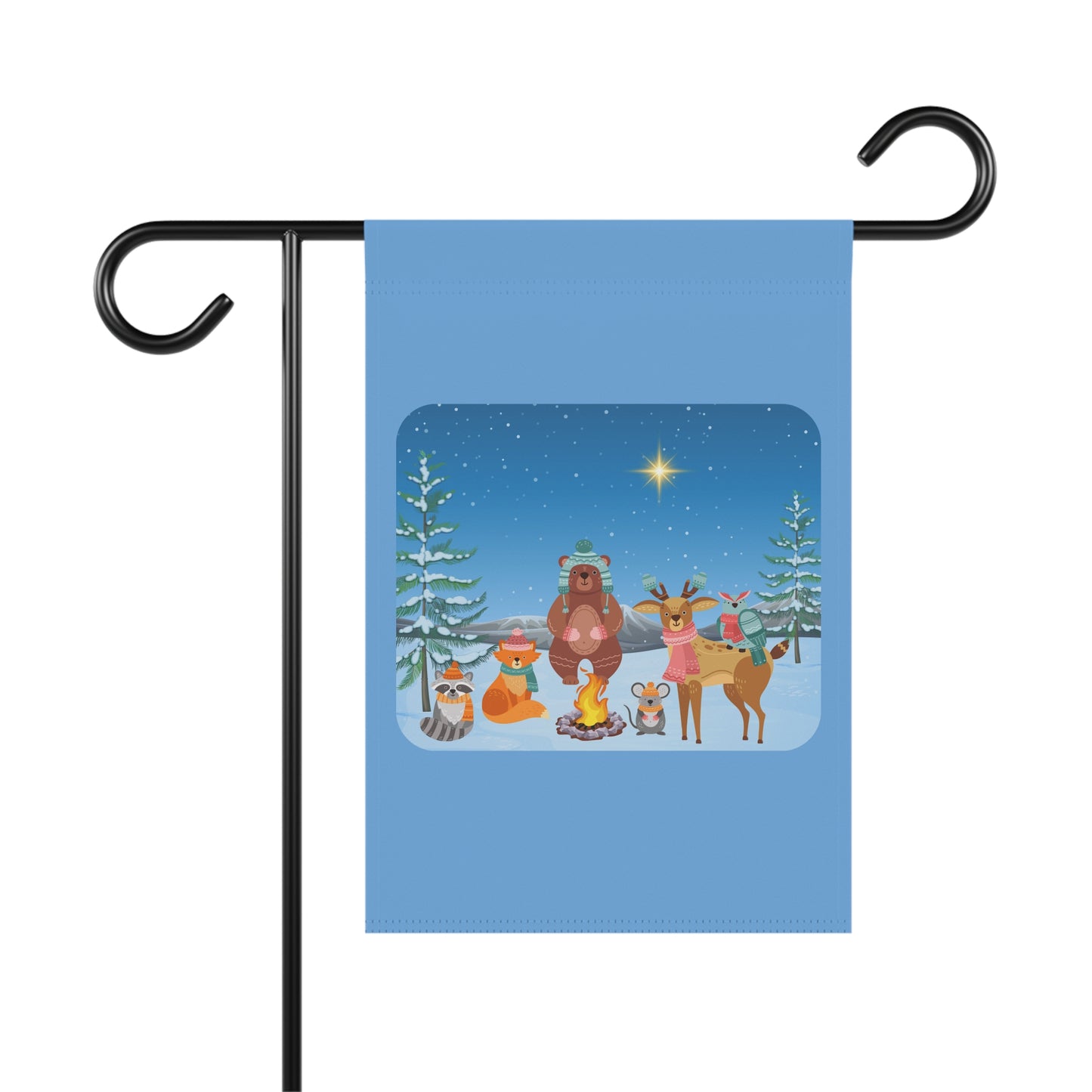 Winter Animal Party - Garden & House Banner