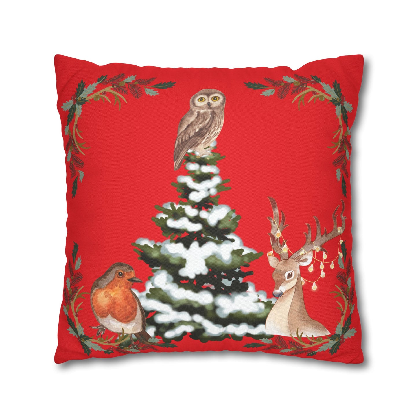 Winter Tree - Square Pillowcase - Various Sizes