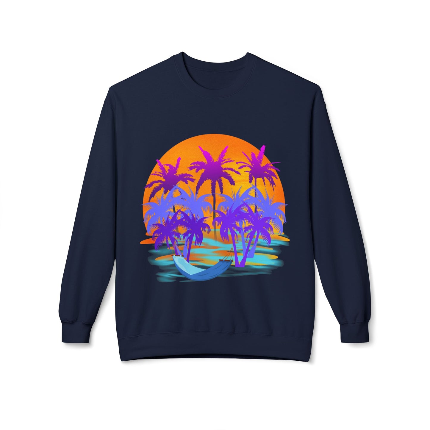 Tropical Paradise - Adult Crewneck Sweatshirt