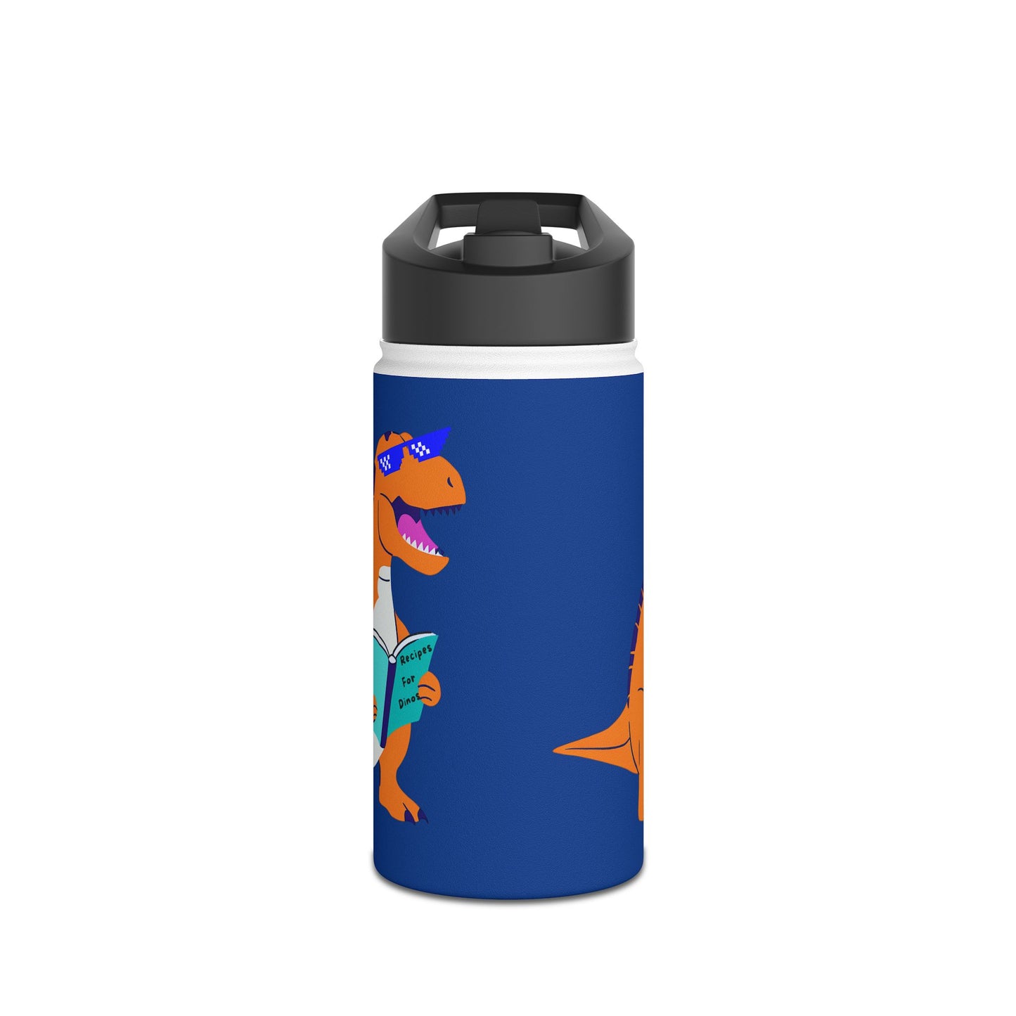 Retro T-Rex - Kids Stainless Steel Water Bottle