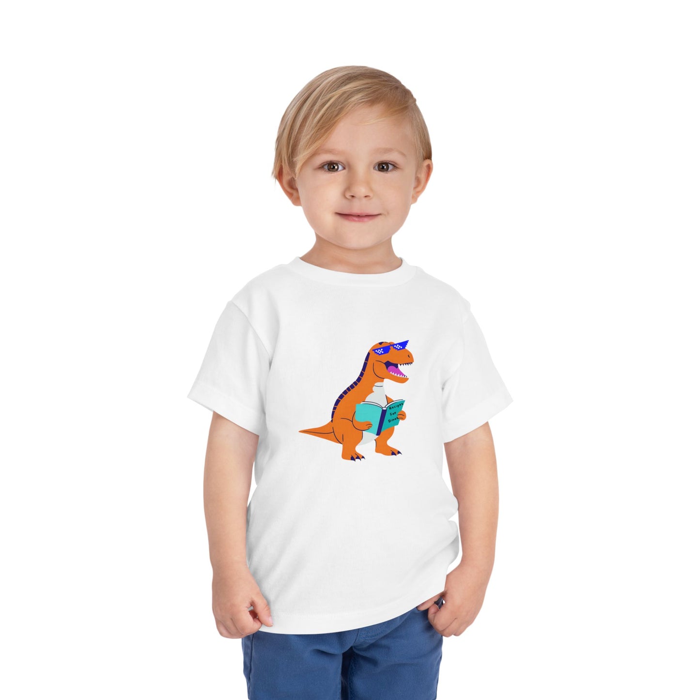 Retro T-Rex - Toddler Short Sleeve Tee