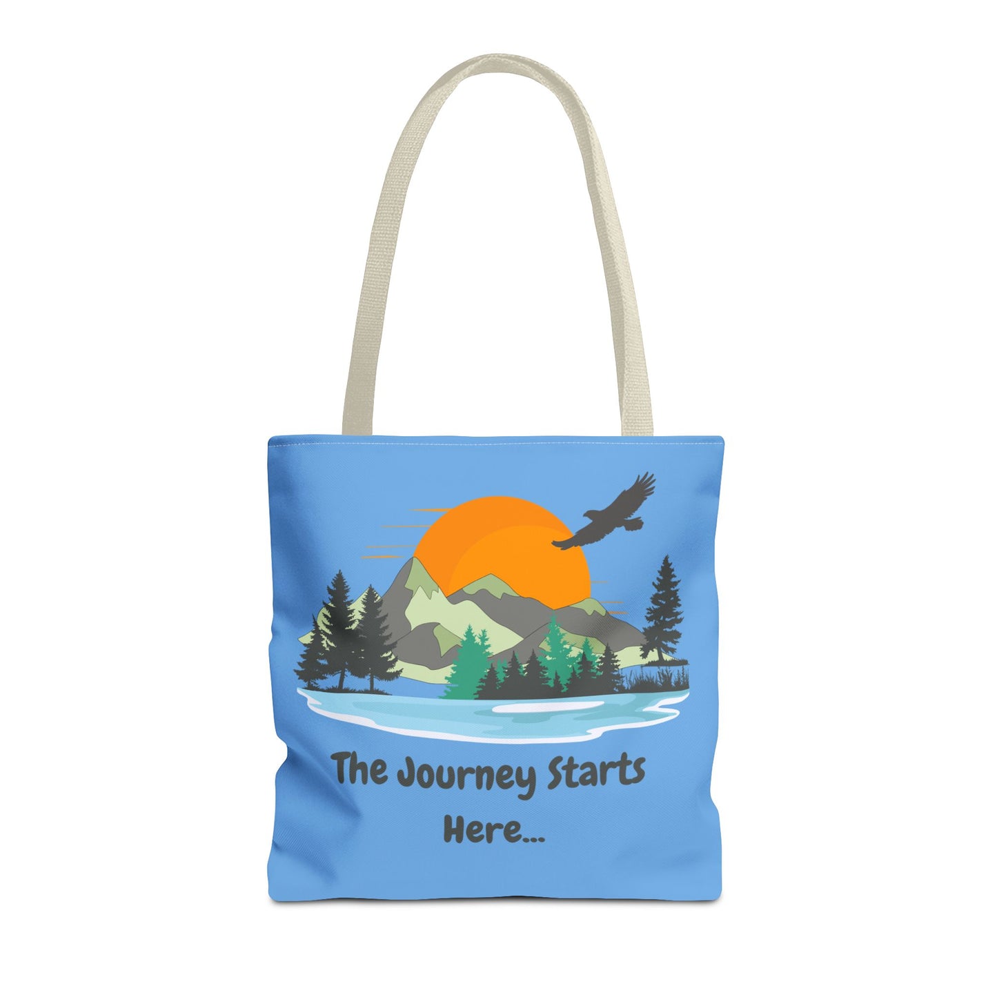 Journey Starts Here - Tote Bag (AOP)