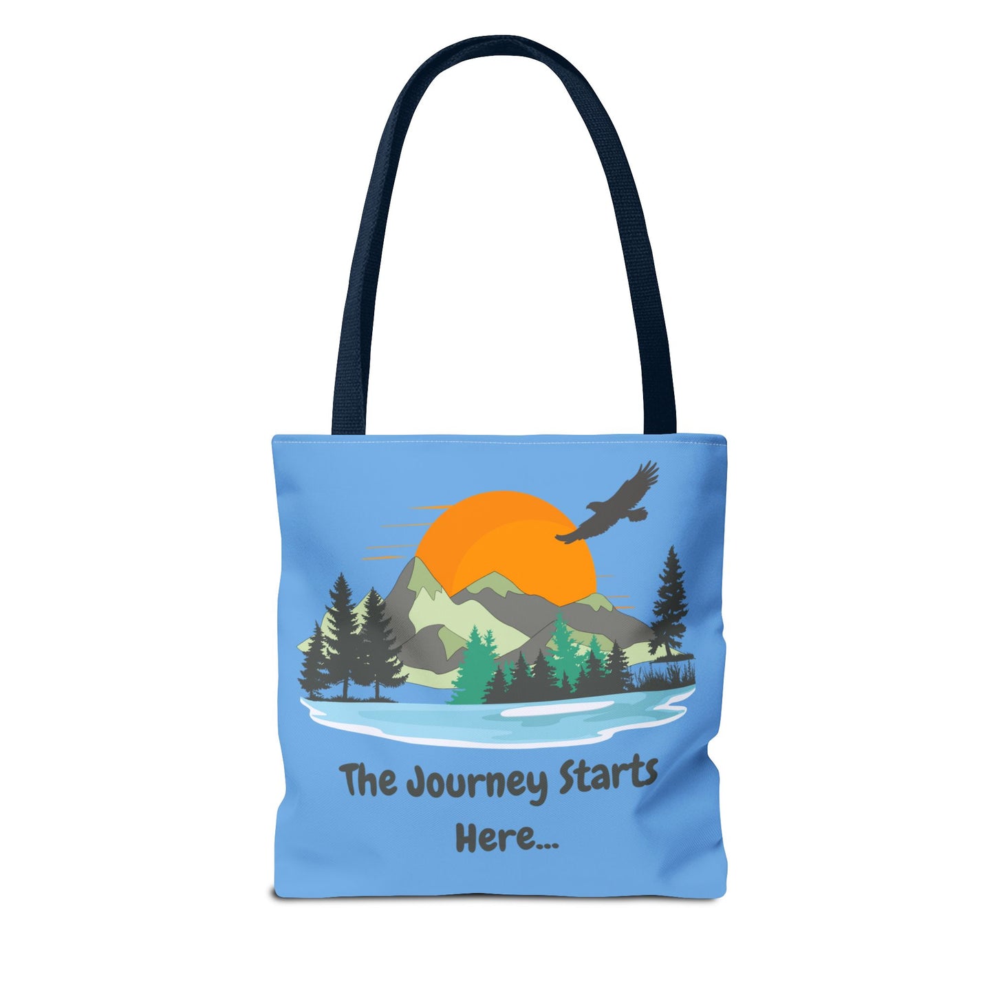 Journey Starts Here - Tote Bag (AOP)