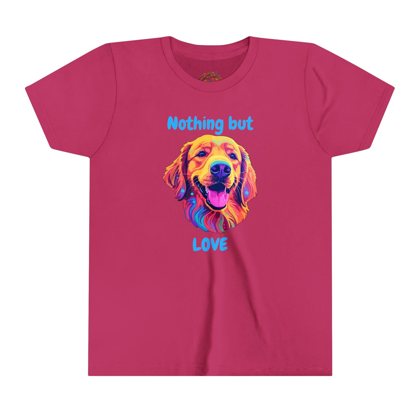 Nothin But Love - Youth Tee - Golden Retriever Design