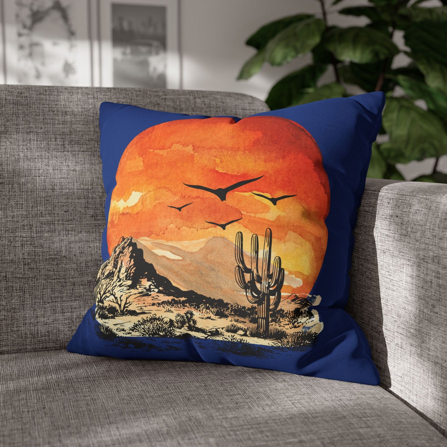 Desert Sun - Square Pillowcase - Various Sizes