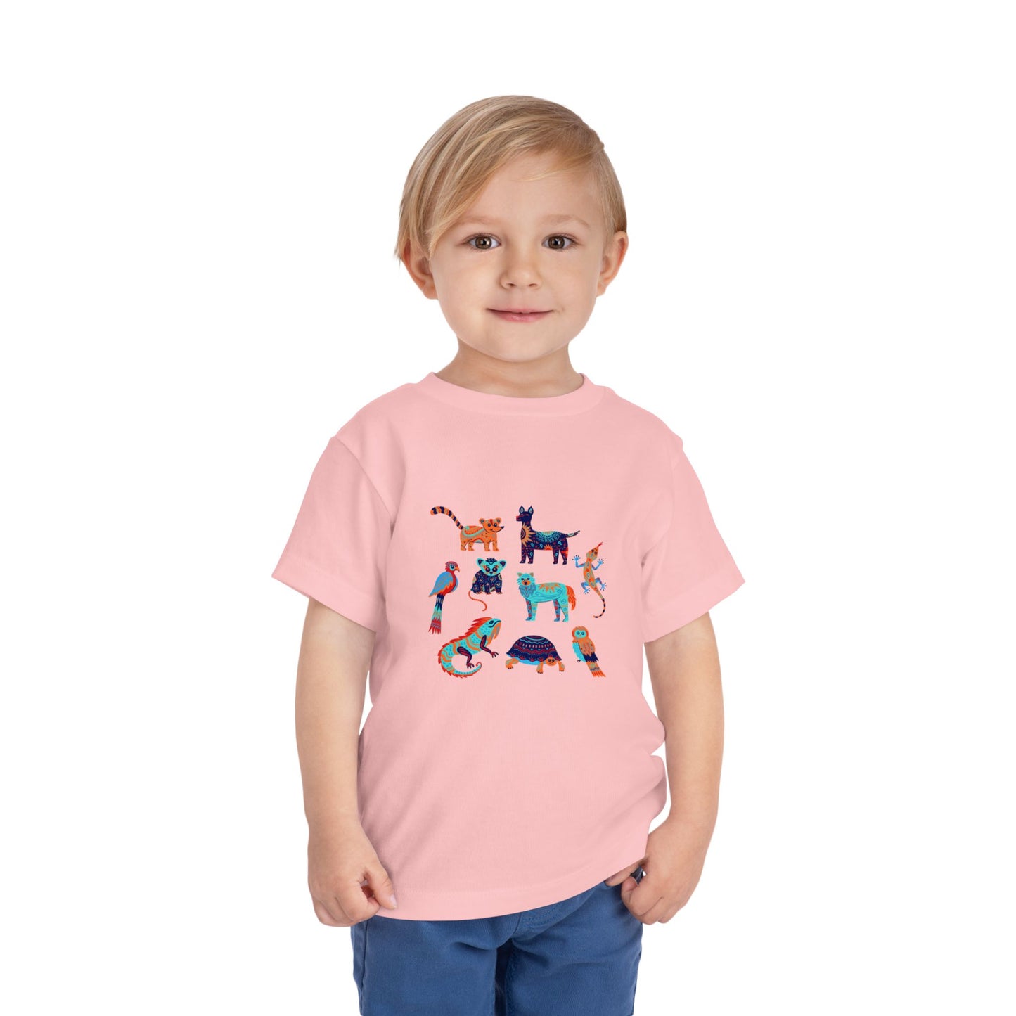 Animal Party - Toddler Short Sleeve Tee