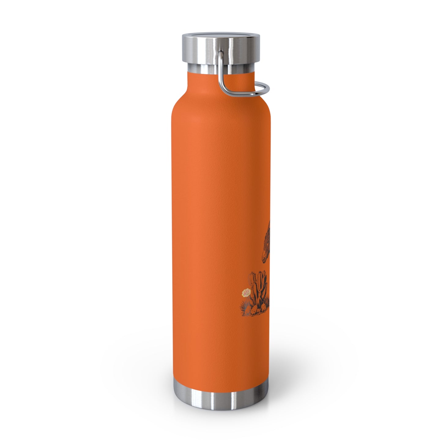 Donkey Desert - Copper Vacuum Insulated Bottle, 22oz