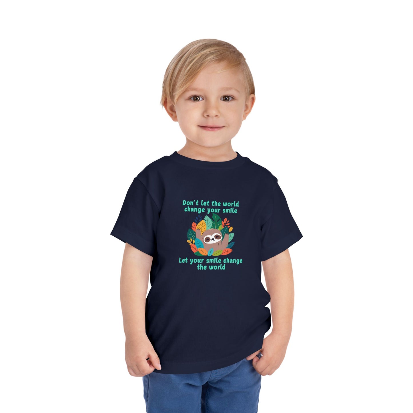 Sloth Smile - Toddler Short Sleeve Tee