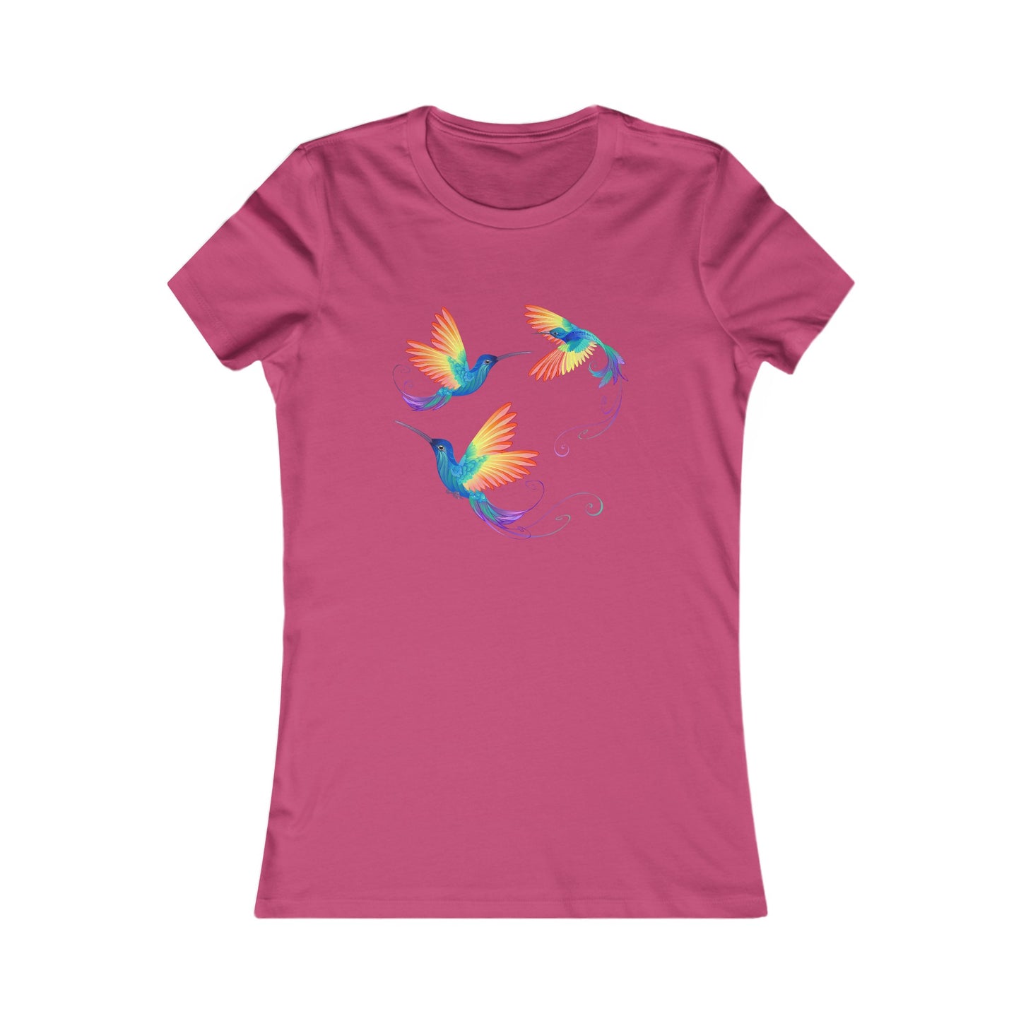 Hummingbirds - Women's Tee - Bright and Colorful Design