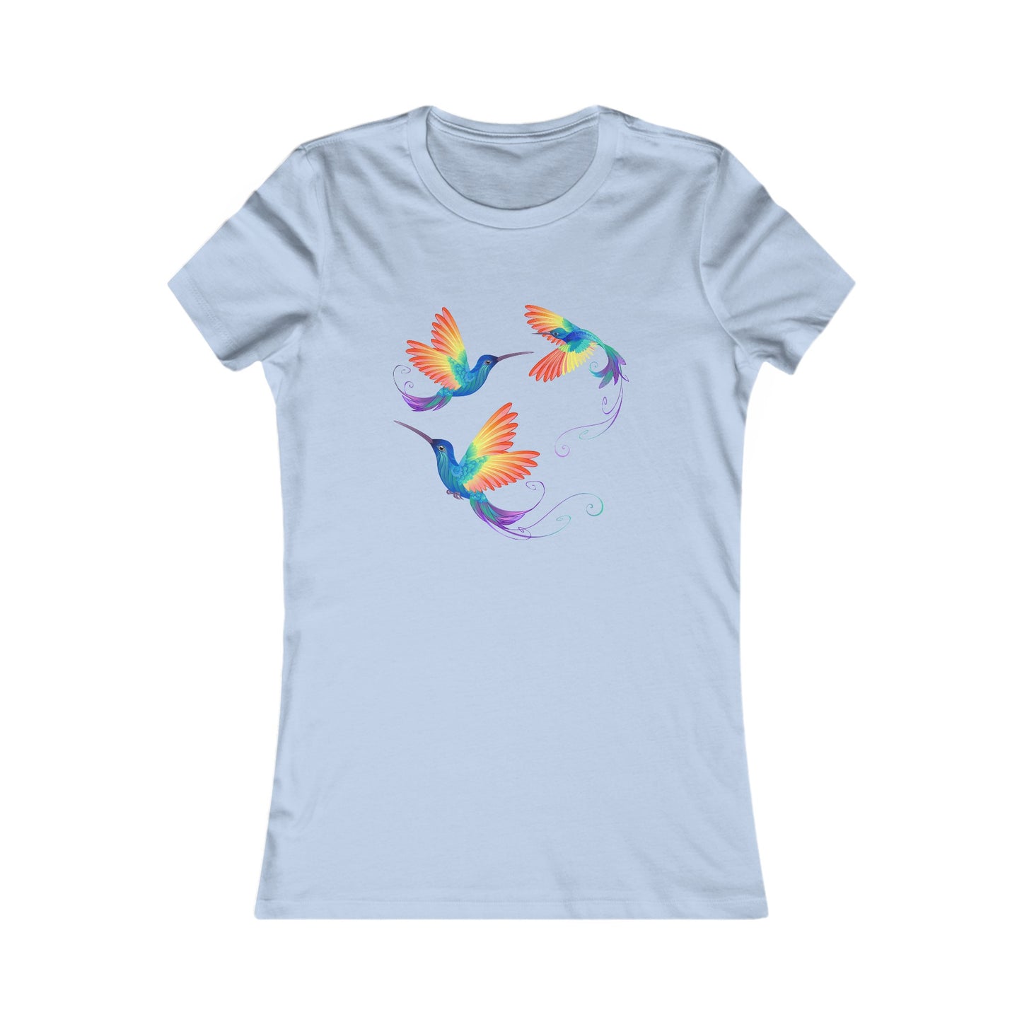 Hummingbirds - Women's Tee - Bright and Colorful Design