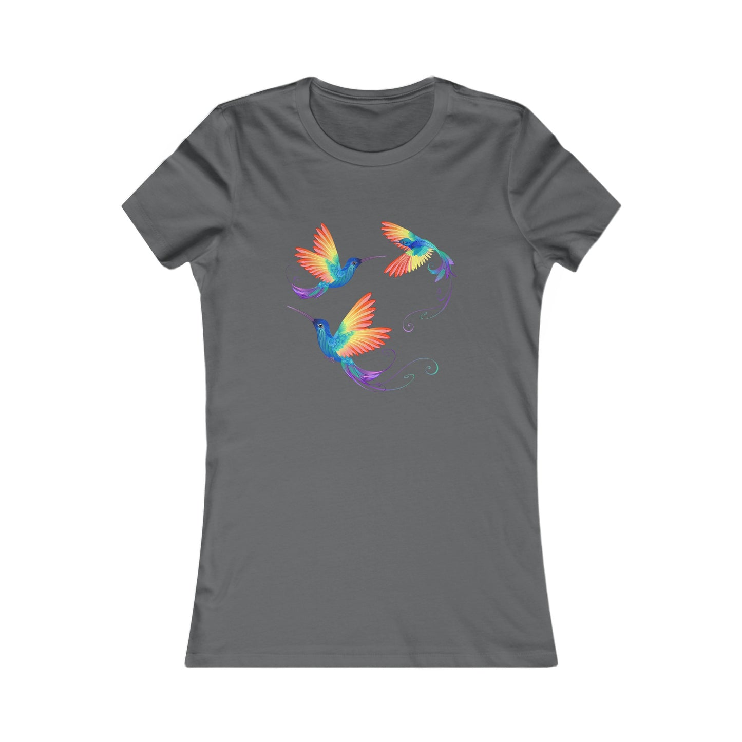 Hummingbirds - Women's Tee - Bright and Colorful Design