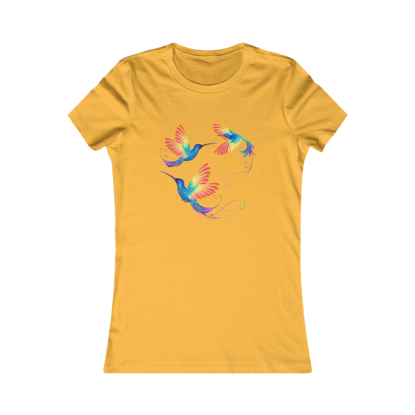 Hummingbirds - Women's Tee - Bright and Colorful Design