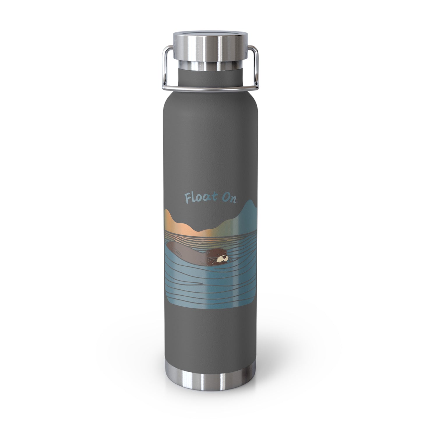 Float On - Copper Vacuum Insulated Bottle, 22oz