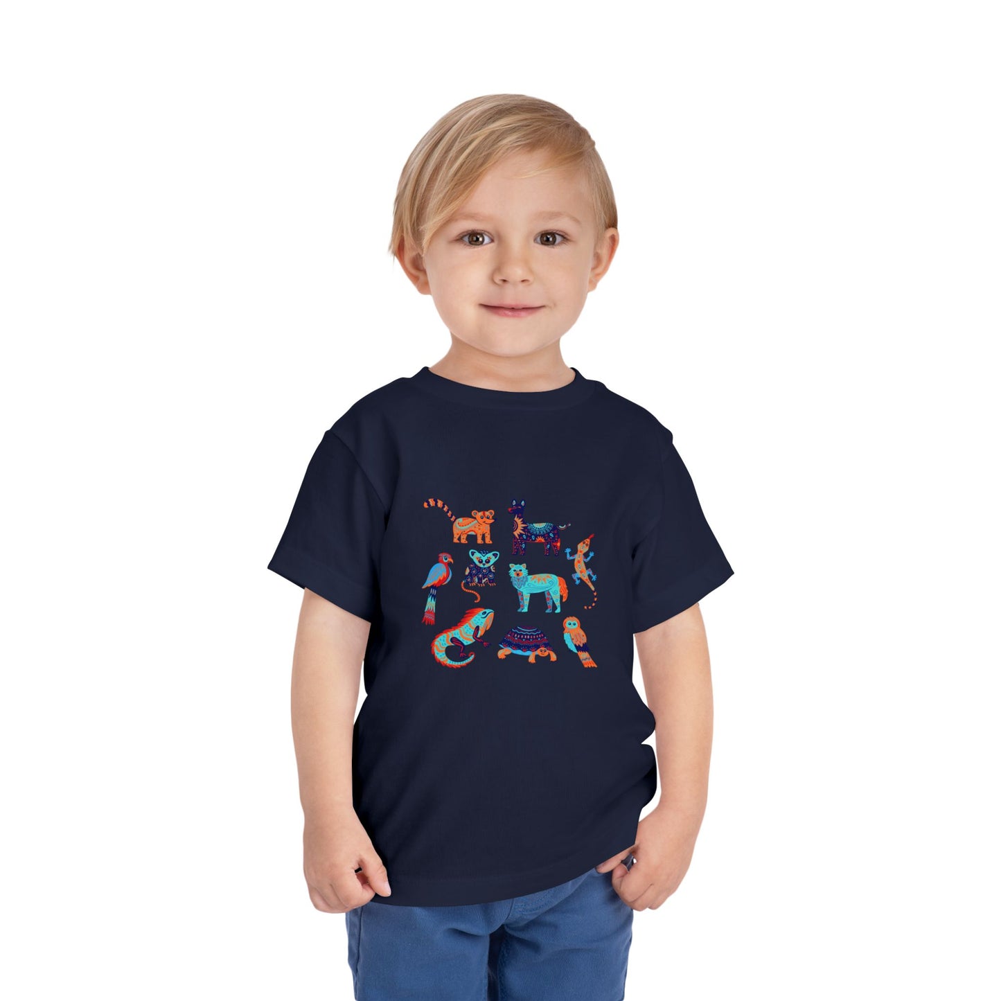 Animal Party - Toddler Short Sleeve Tee