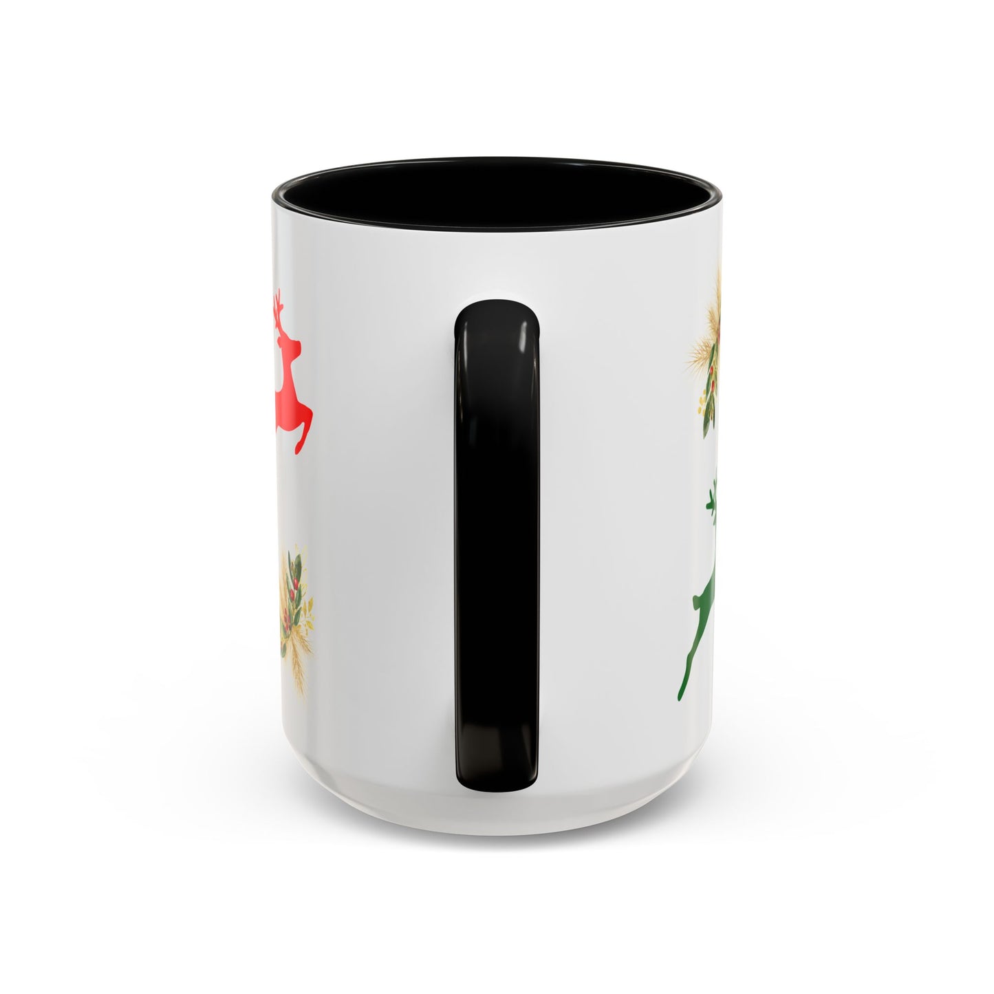 Reindeer Fun - Accent Coffee Mug (11, 15oz)