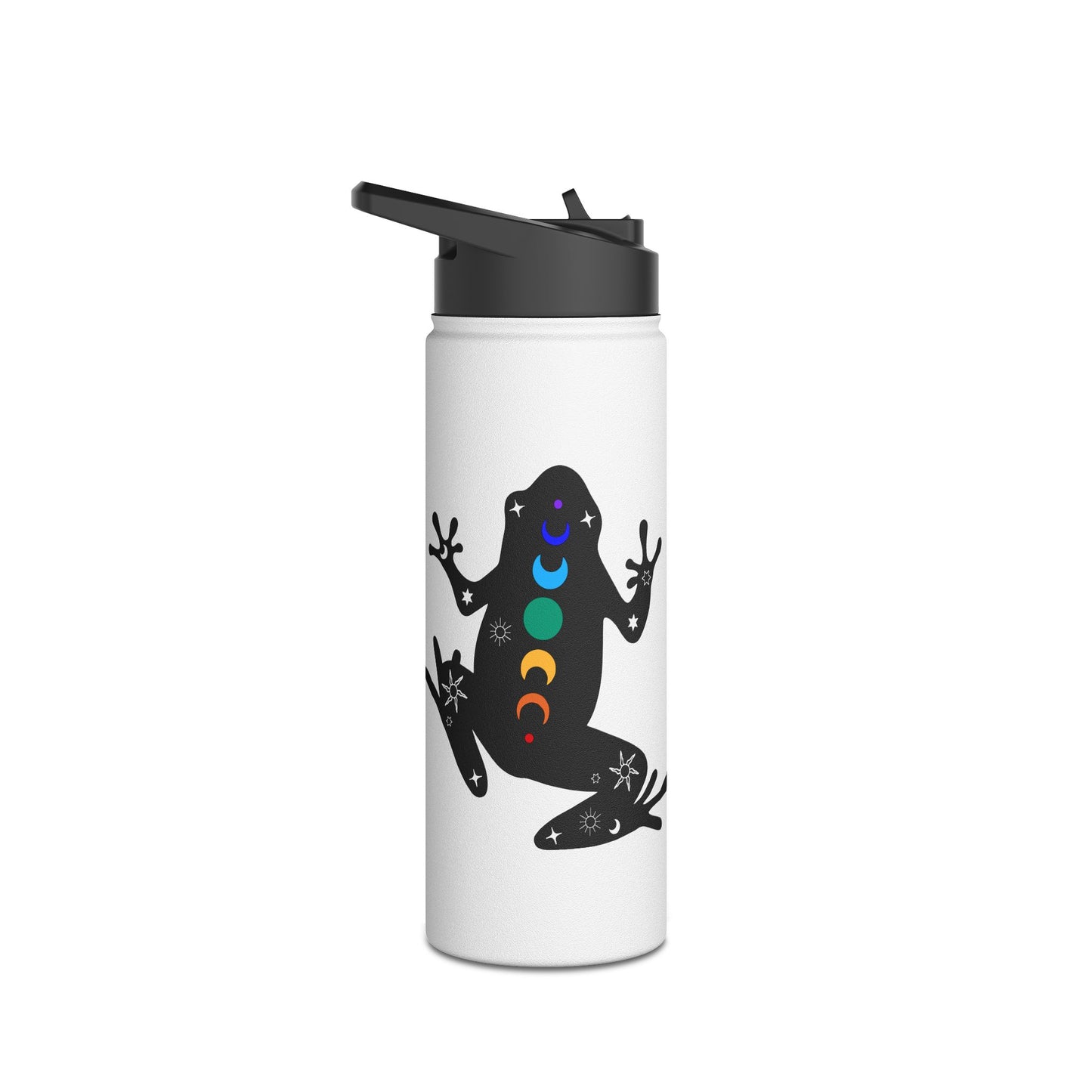 Healing Frog - Stainless Steel Water Bottle, Standard Lid