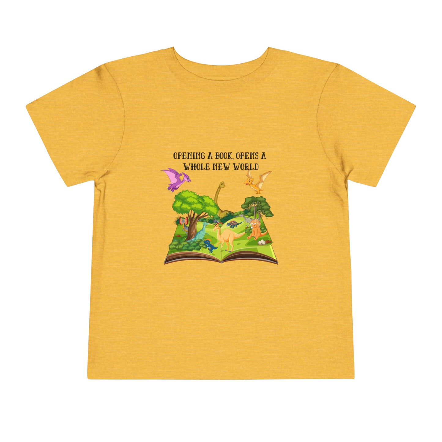 Dinosaur Book Adventure - Toddler Short Sleeve Tee - Discovery Awaits