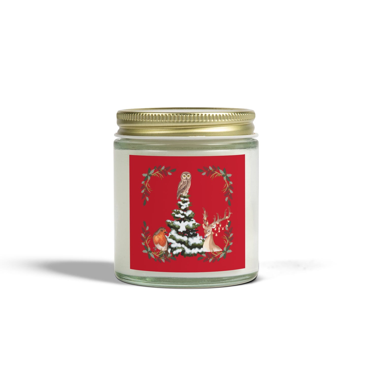 Winter Tree - Scented Candles, Coconut Apricot Wax (4oz, 9oz)