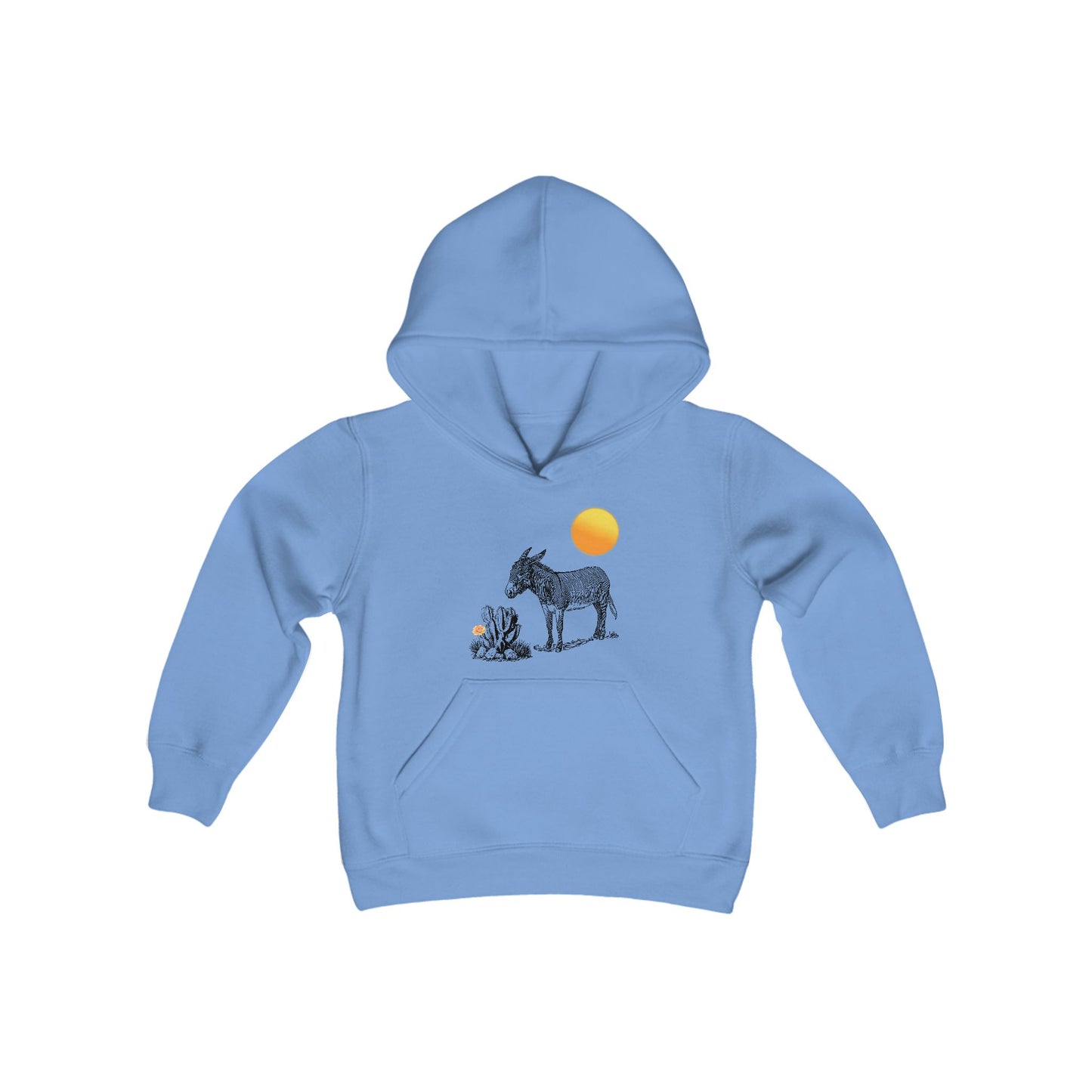 Desert Donkey - Youth Hooded Sweatshirt