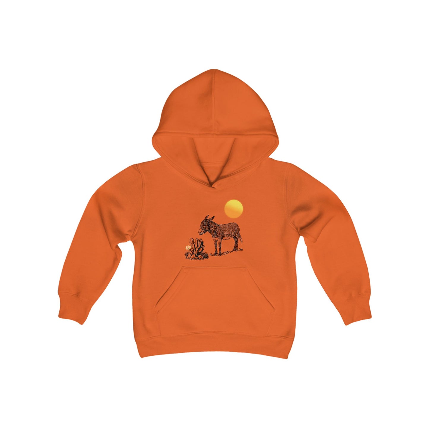 Desert Donkey - Youth Hooded Sweatshirt