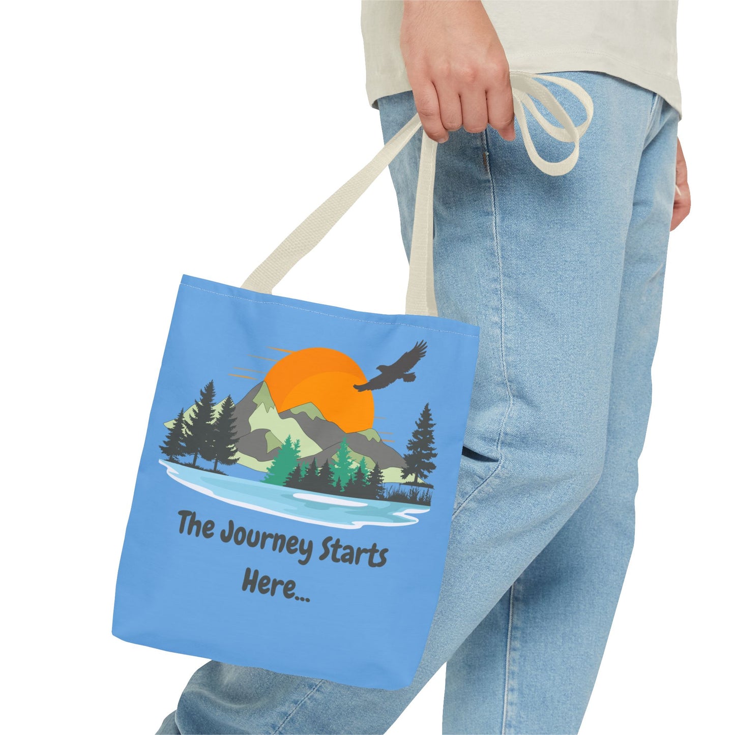 Journey Starts Here - Tote Bag (AOP)